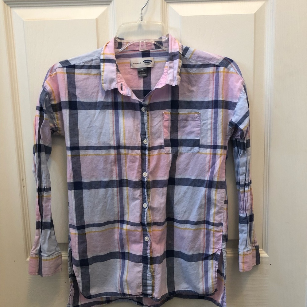 Boyfriend long sleeve shirt - size 10